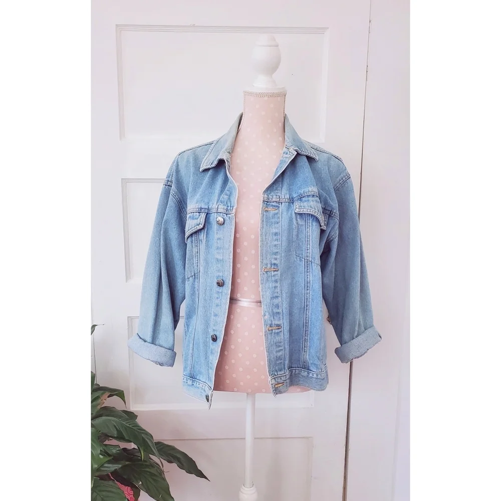 RARE Vintage Mickey Denim Jacket - Picture 1 of 9